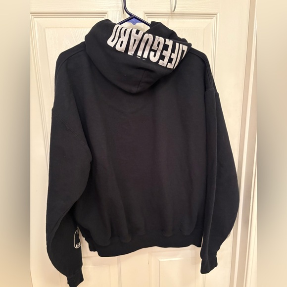 Lifeguard Santa Monica Black Hoodie Size Large - Picture 4 of 5